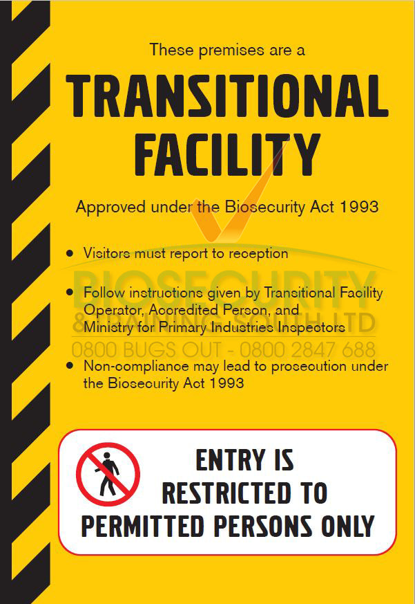 Biosecurity Signs - Large